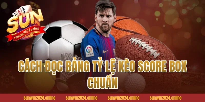 Cách đọc bảng tỷ lệ kèo Score Box chuẩn